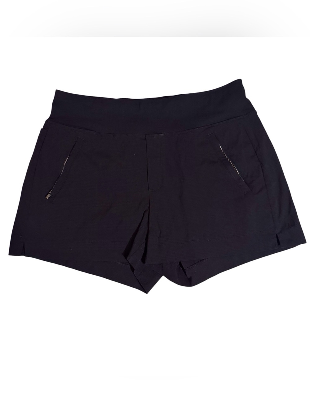 Athleta Size 10 Black Trekkie North Shorts Athletic Gym Outdoor Hiking Pockets